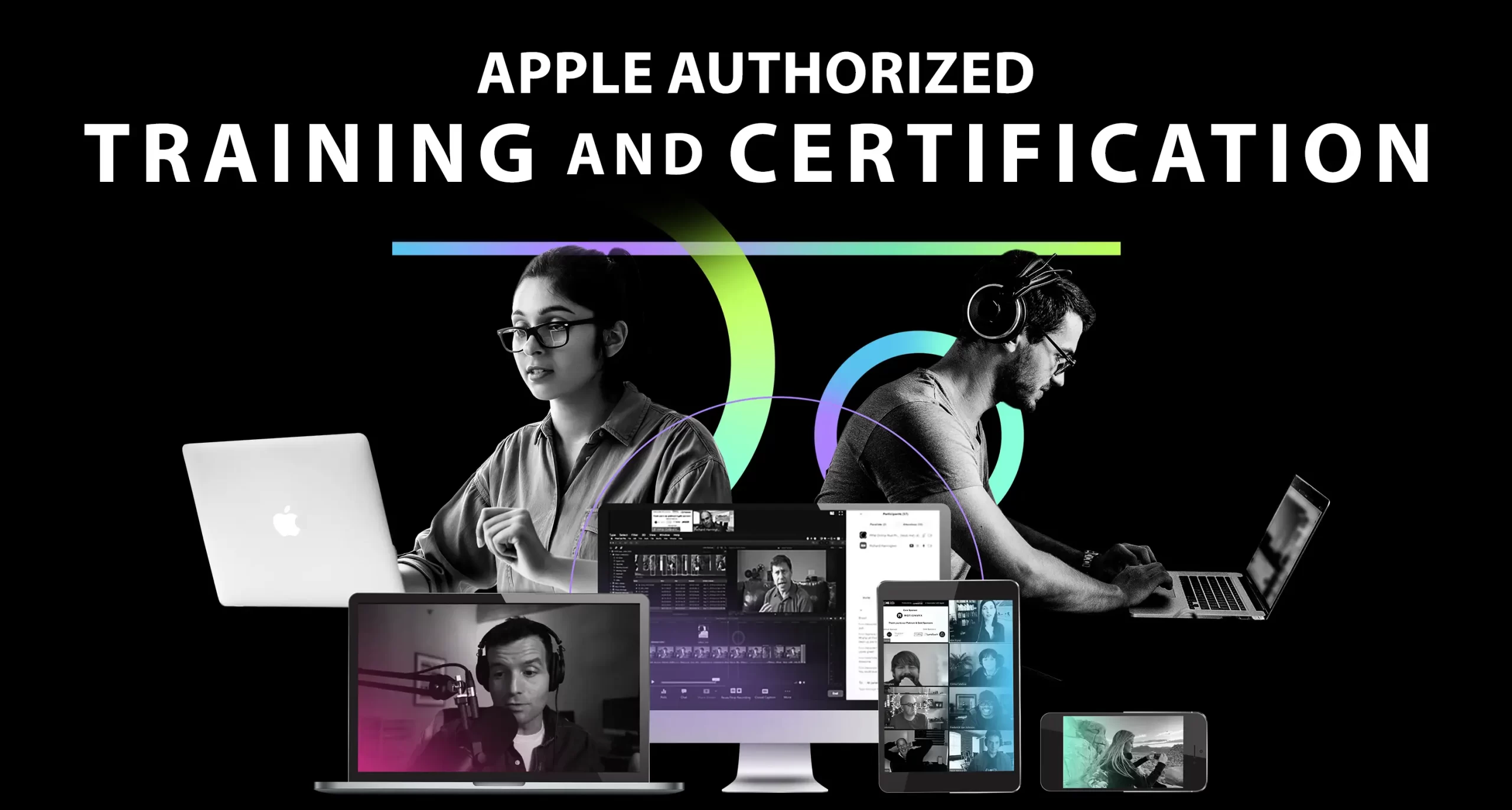 Apple Auhtorized Training and Certifications - image collage