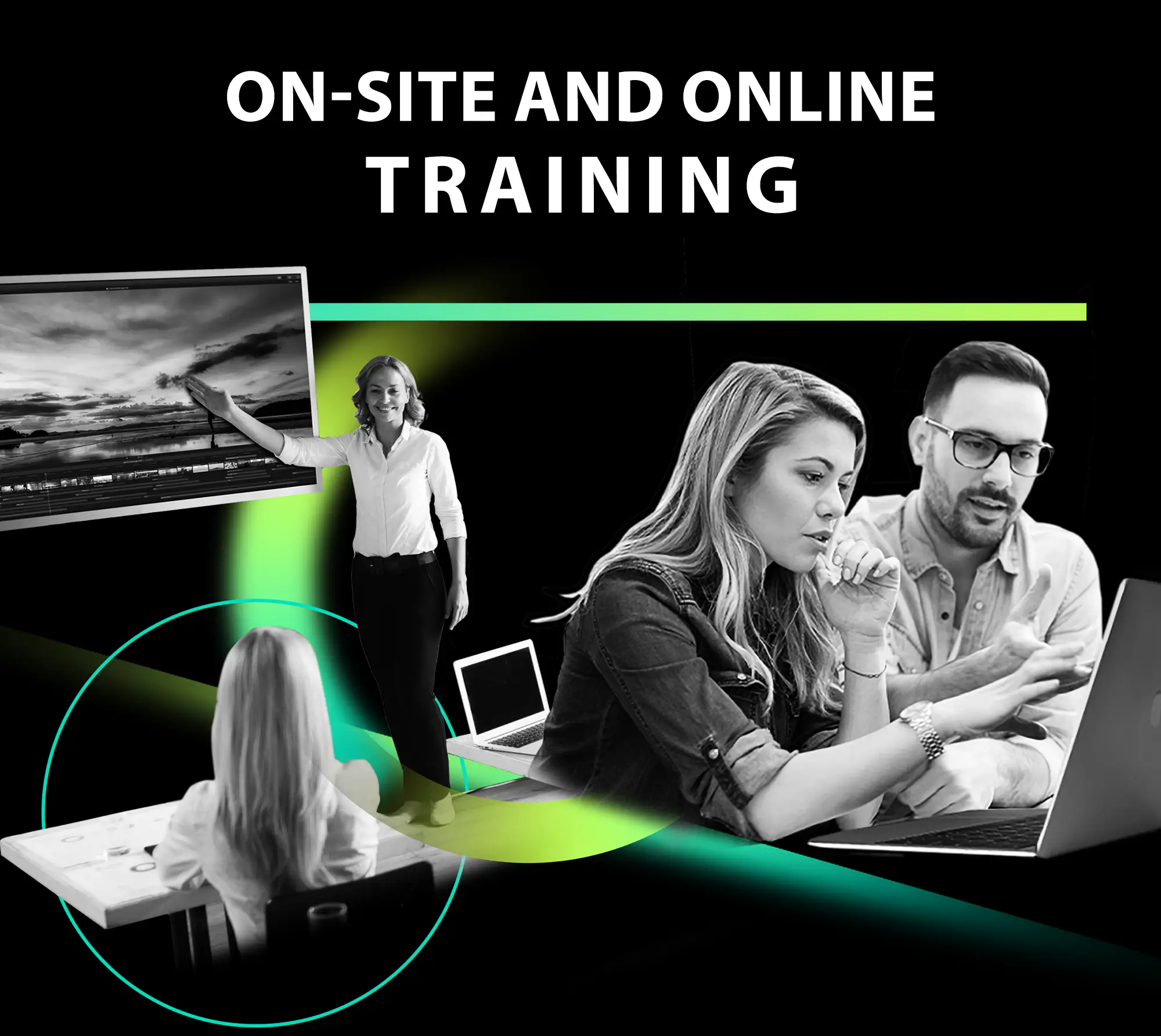 On-Site and Online Training - image collage