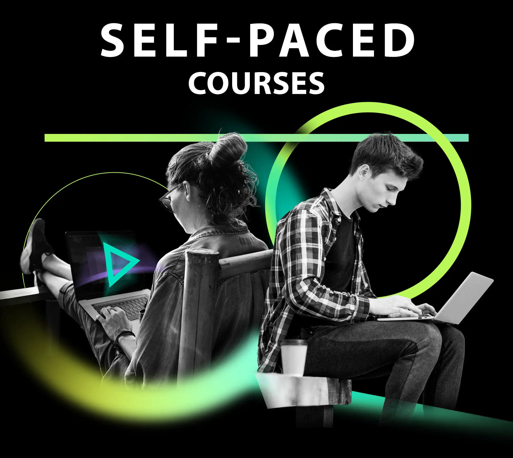 Self-Paced Courses - image collage